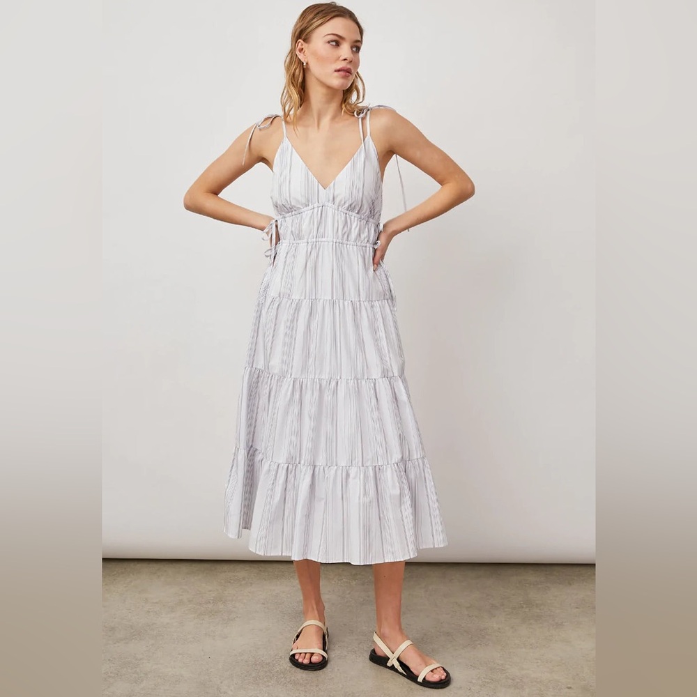 Rails - Julia West Seaport Stripe Midi  Dress Women’s  Size XSMALL